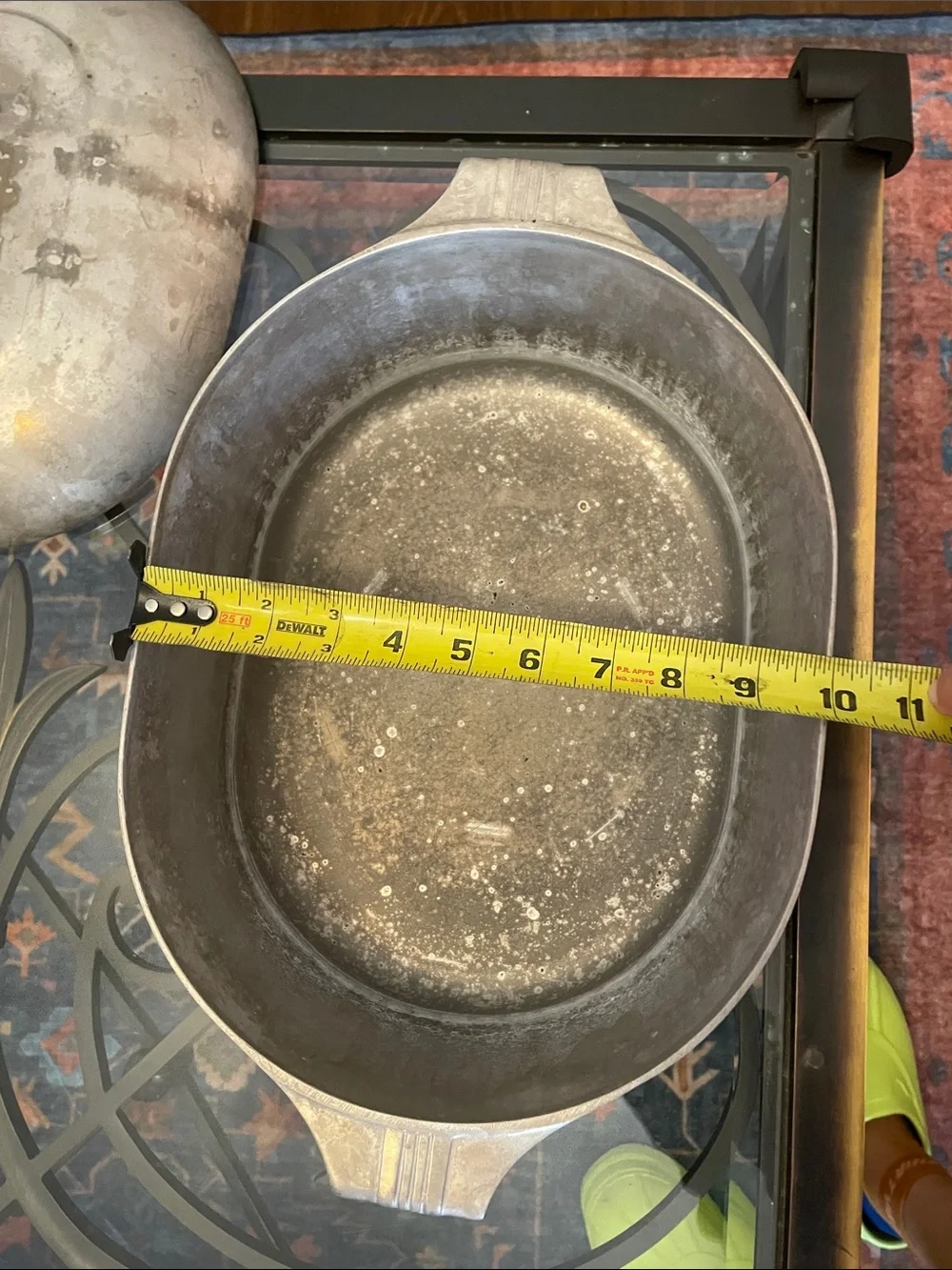 Vintage Wagner Ware Magnalite Oval Roaster+Lid - Sidney-O, Classic aluminum lid